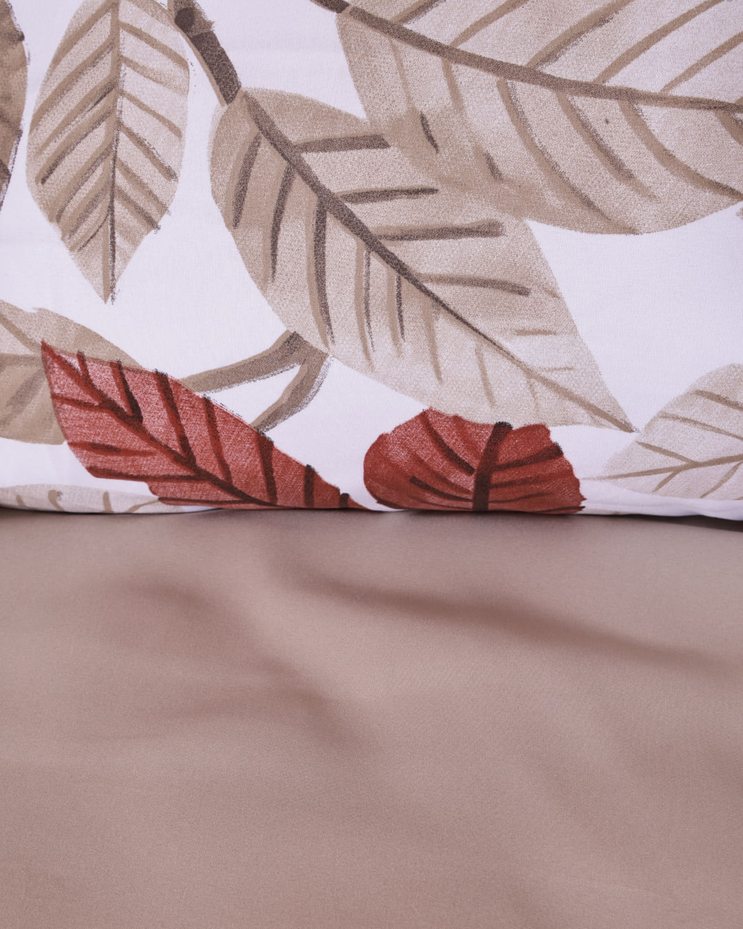 Jg-Cama-Queen-3-Pcs-Folhagens---Bege