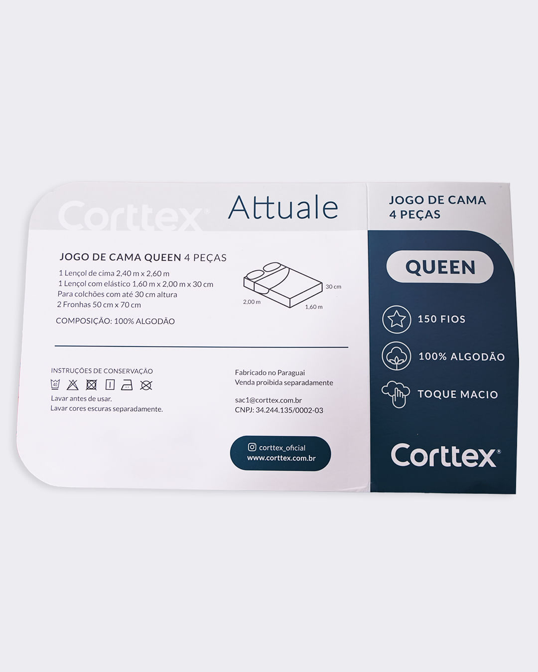 Jg-De-Cama-Attuale-150-Fios-Queen---Outros-Outros