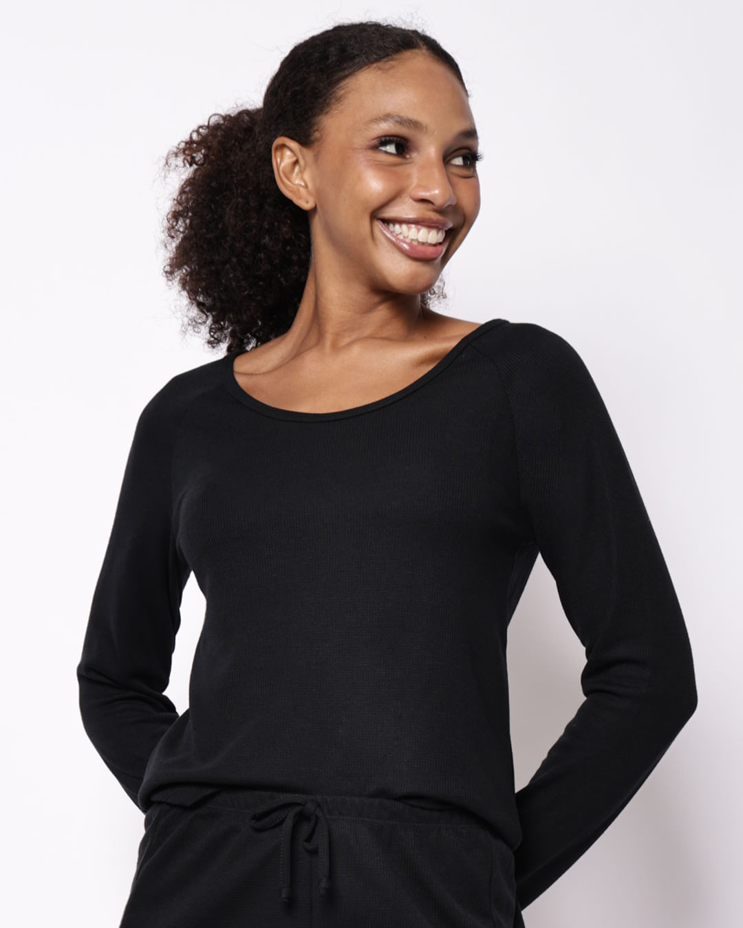 Pij-Ml-E-Short-Waffle-Preto---Preto