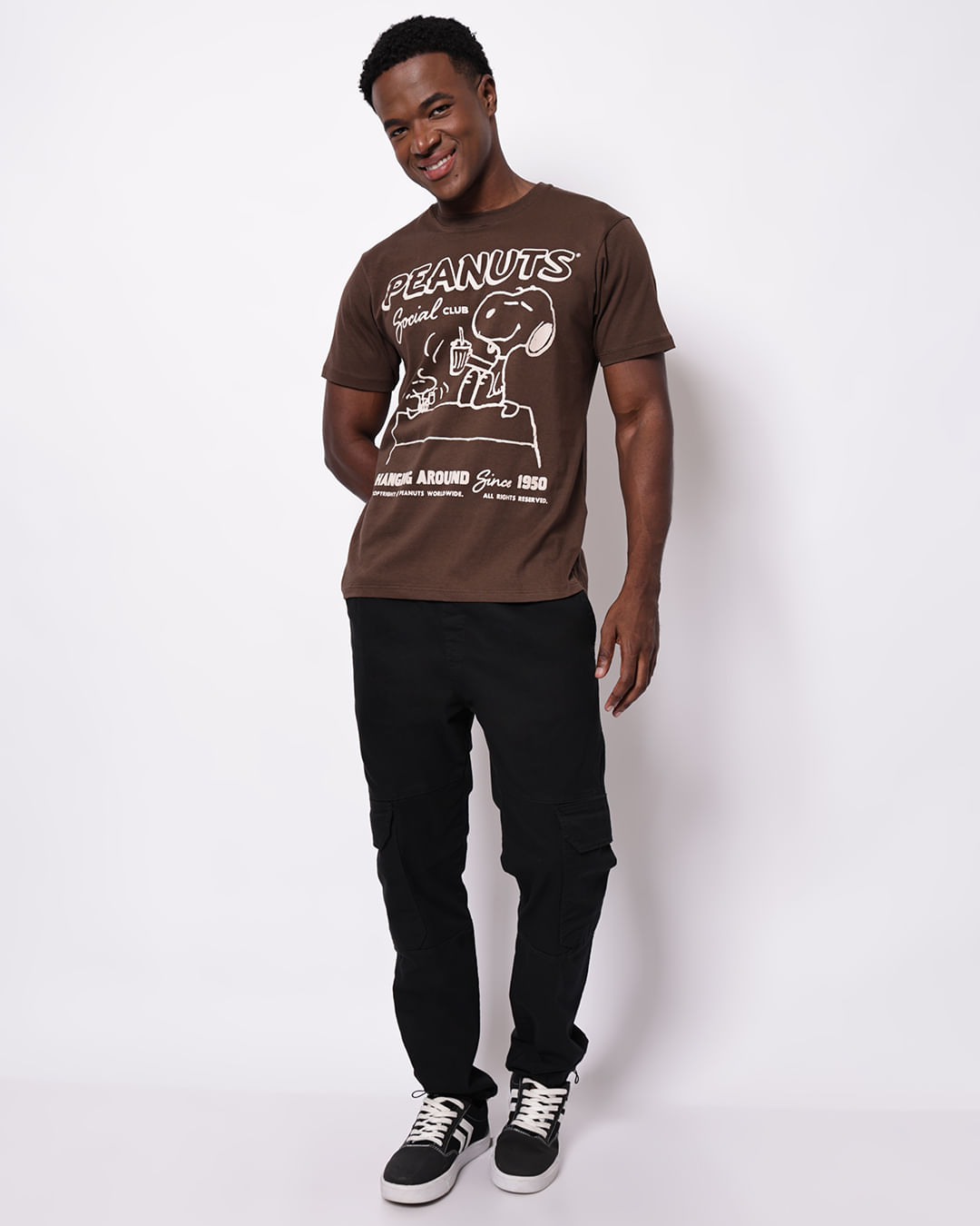Camiseta--Snoopy--T1031-Marrom---Marrom