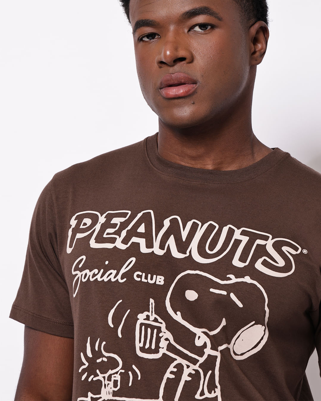 Camiseta--Snoopy--T1031-Marrom---Marrom