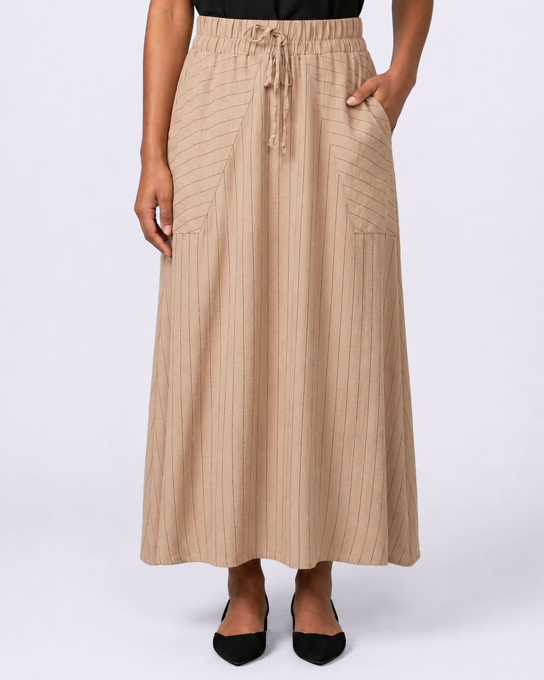 Saia-Midi-Risca-Giz-2027061-Pgg---Khaki