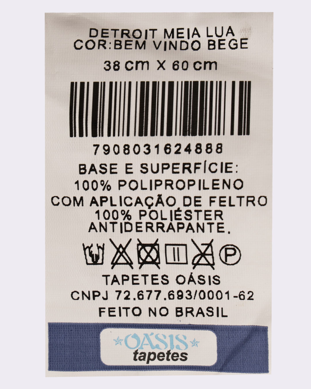 Capacho-Detroit-Meia-Lua-38x60-Frases---Bege