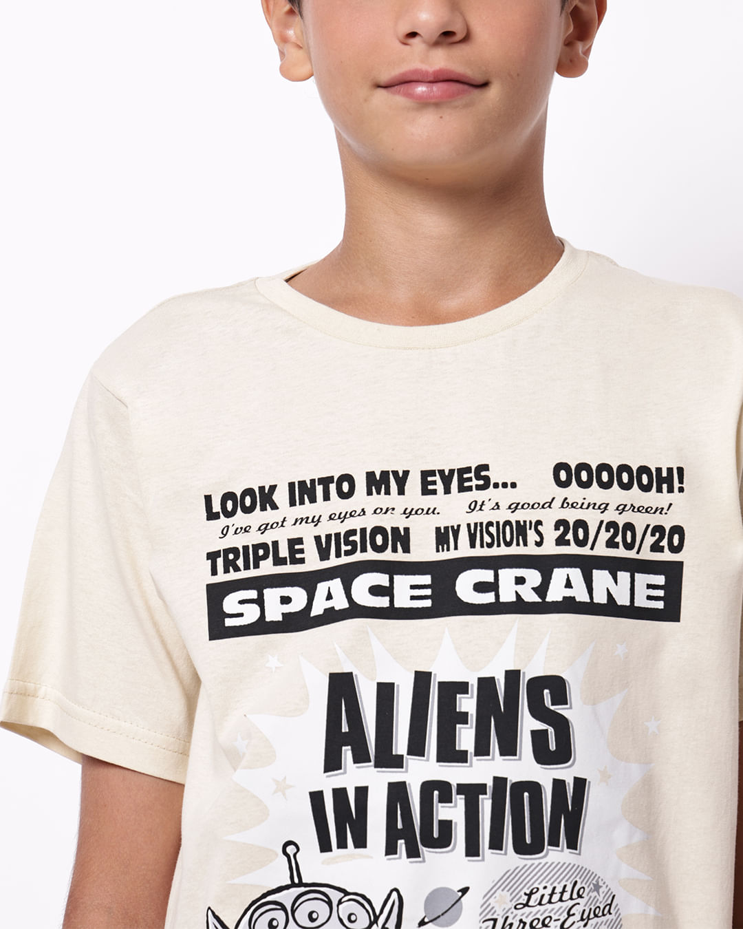Camiseta-Ch41636-Mc-M-1016-Alien-Toy---Bege