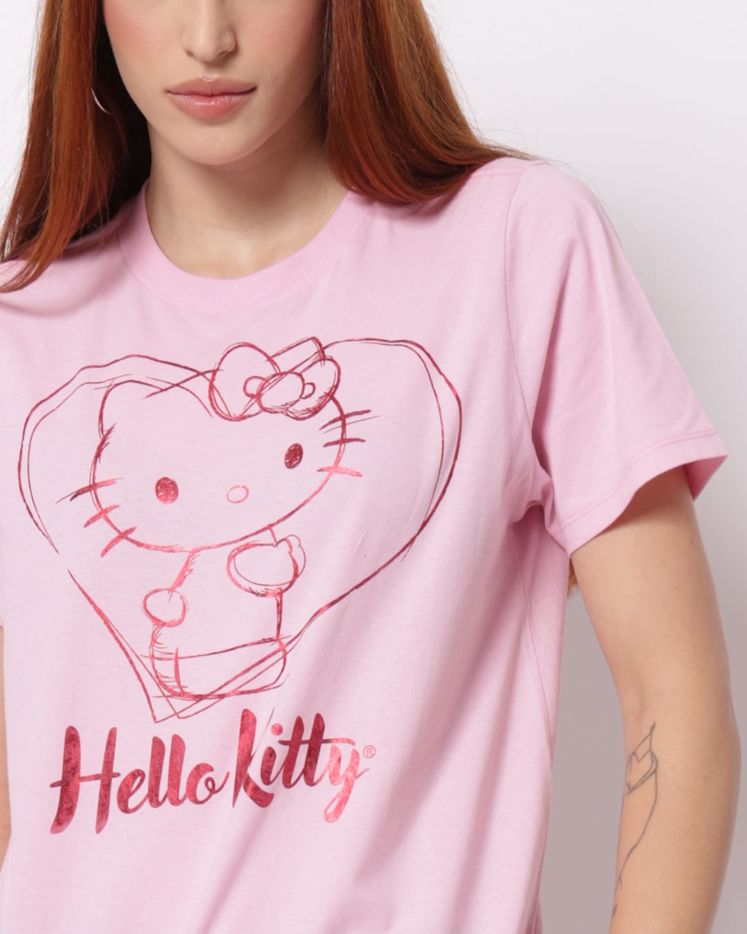 Camiseta-Mc-Over-Hkitty-0402922-Foil-P---Rosa