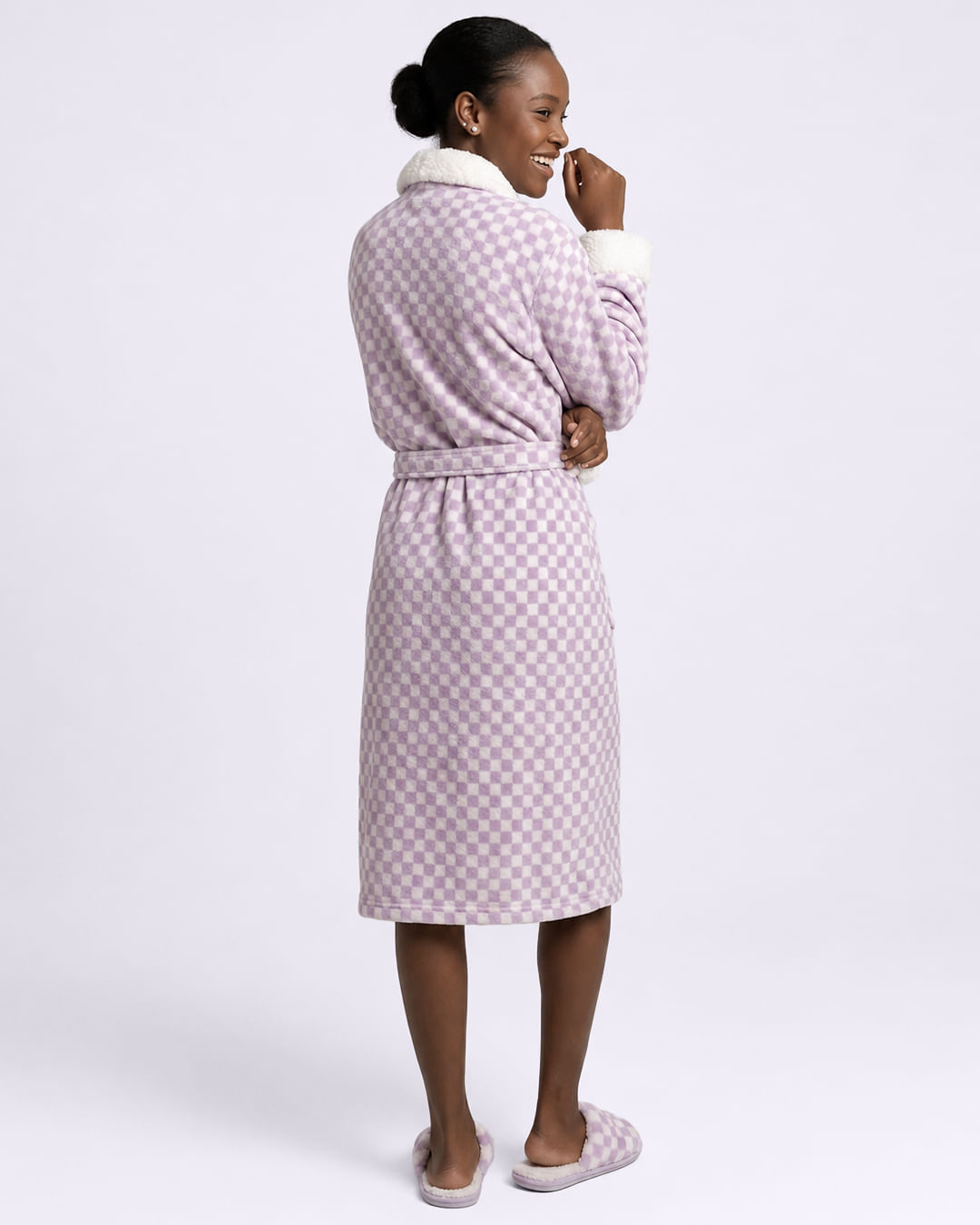 Roupao-Com-Sherpa-Estampa-Xadrez-2---Lilas