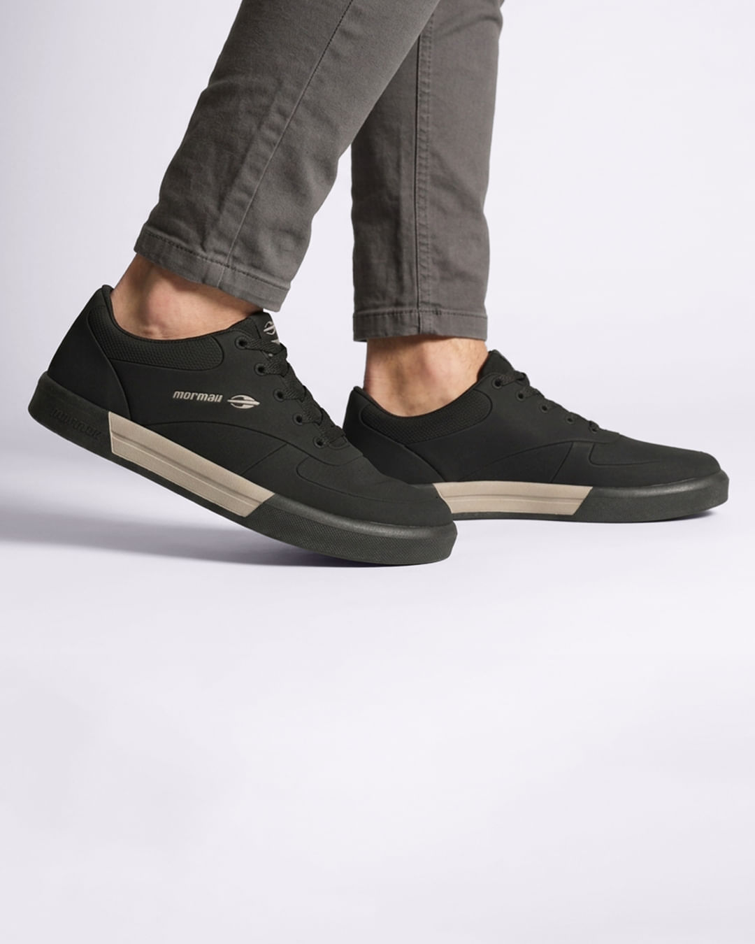 Tenis-Masc-Urban-Smash-M0154p-Black-Khak---Preto