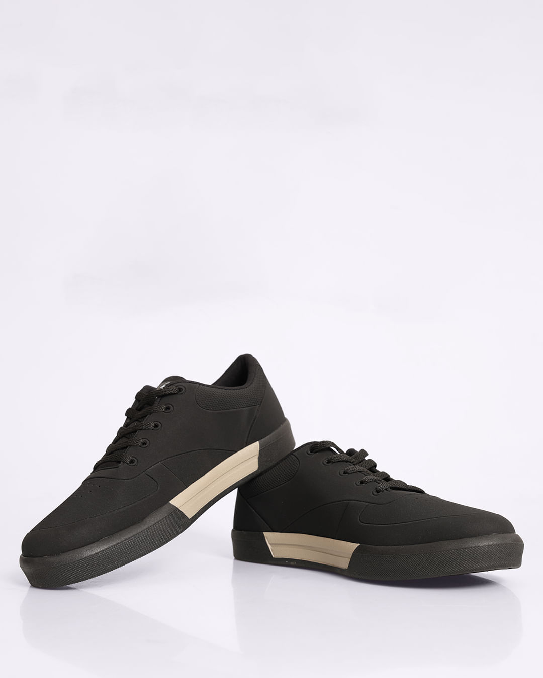 Tenis-Masc-Urban-Smash-M0154p-Black-Khak---Preto