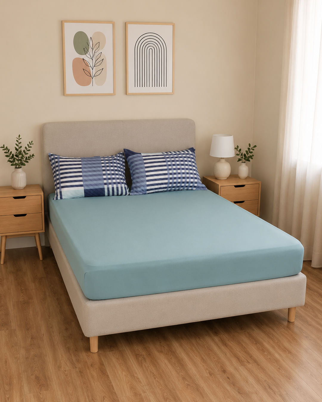 Jg-Cama-Cs-Basic-3-Pcs-30cm-Estampado---Verde-Claro