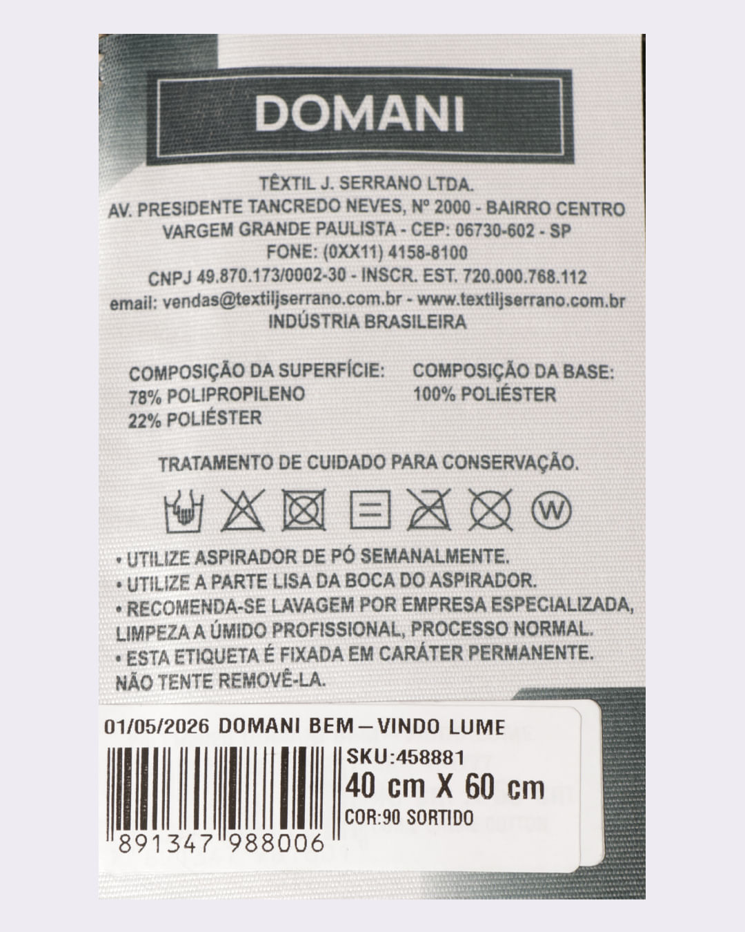 Tapete-Bem-Vindo-040x060-Lume-Sort---Bege