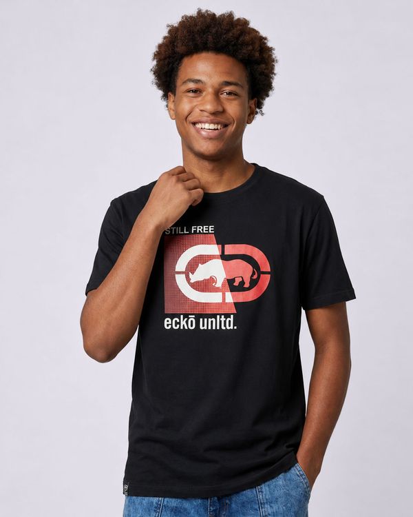 Camiseta Masculina Ecko Unltd Algodão Manga Curta Preta G