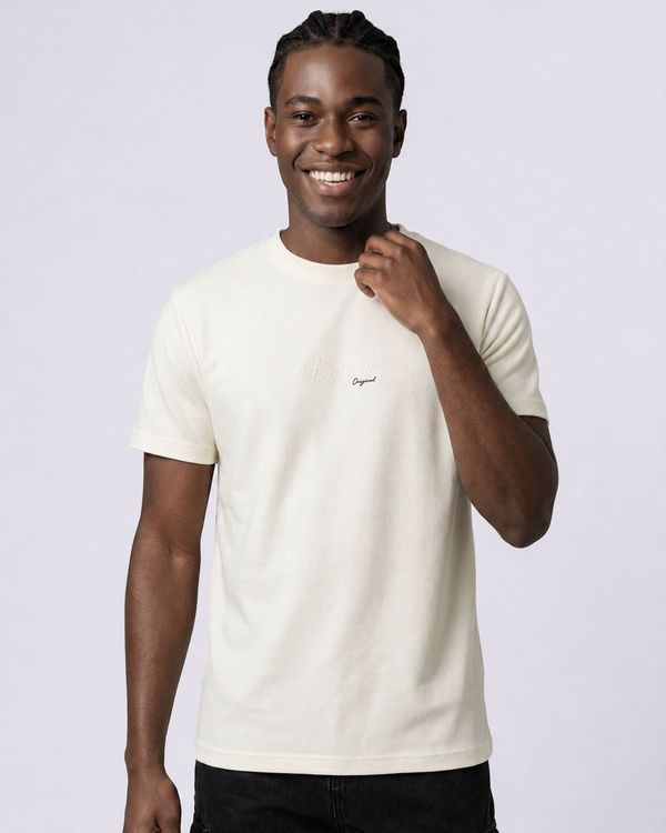 Camiseta Masculina Gangster Original Texturizada Off White P