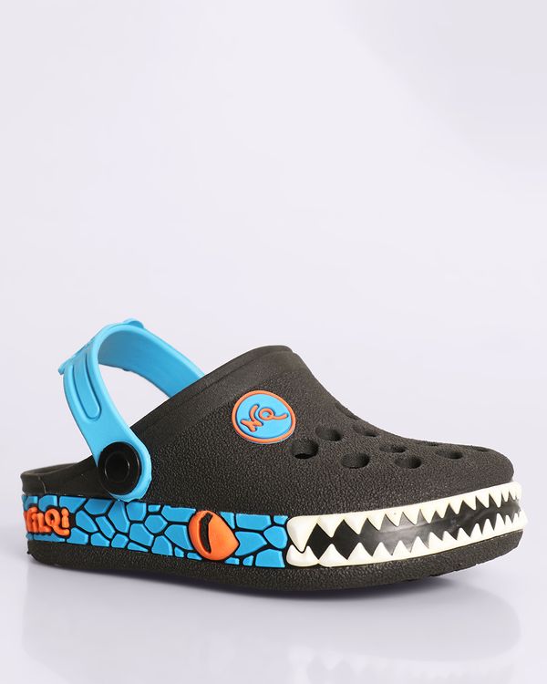 Sandália Bebê Nilqi Babuch Crocodilo Preto 27/28