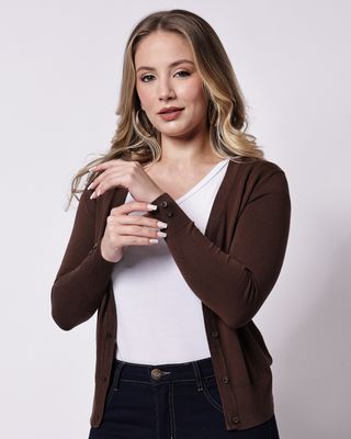 Cardigan-Aberto-Marrom---Marrom