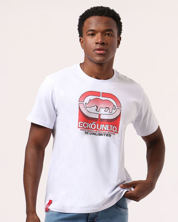 Camiseta Masculina Ecko Unltd Algodão Manga Curta Branco M
