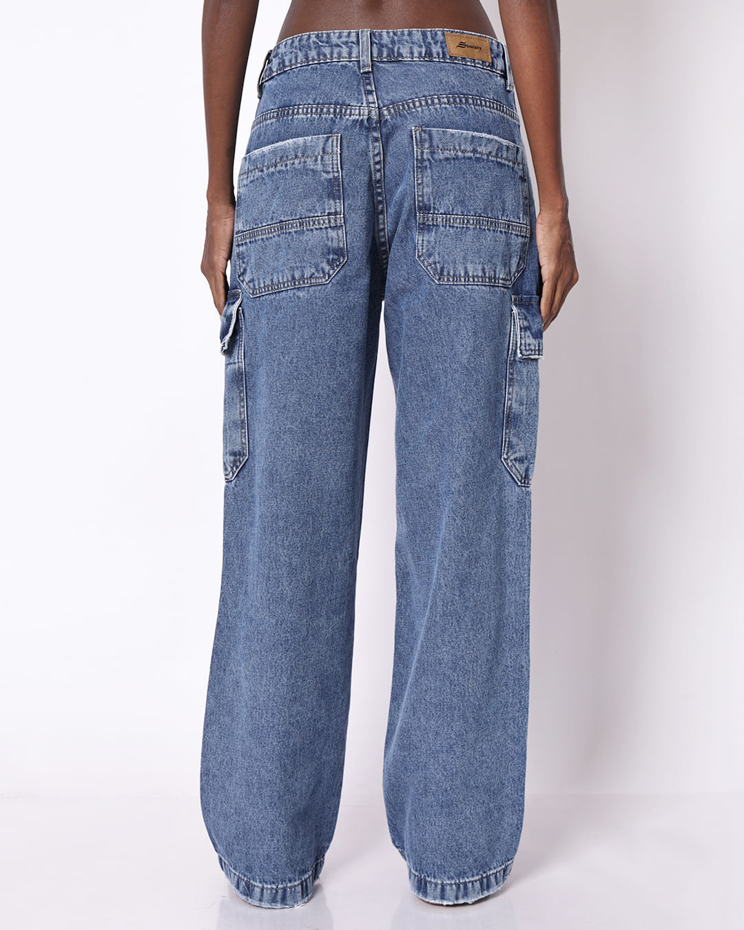 Calca-Wide-Leg-Jeans-Cargo-carpinteiro-S---Jeans-Blue