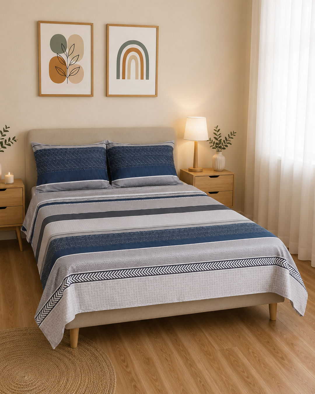 Jogo-De-Cama-Casal-4pcs-Duplo-Microperca---Marinho-Outros