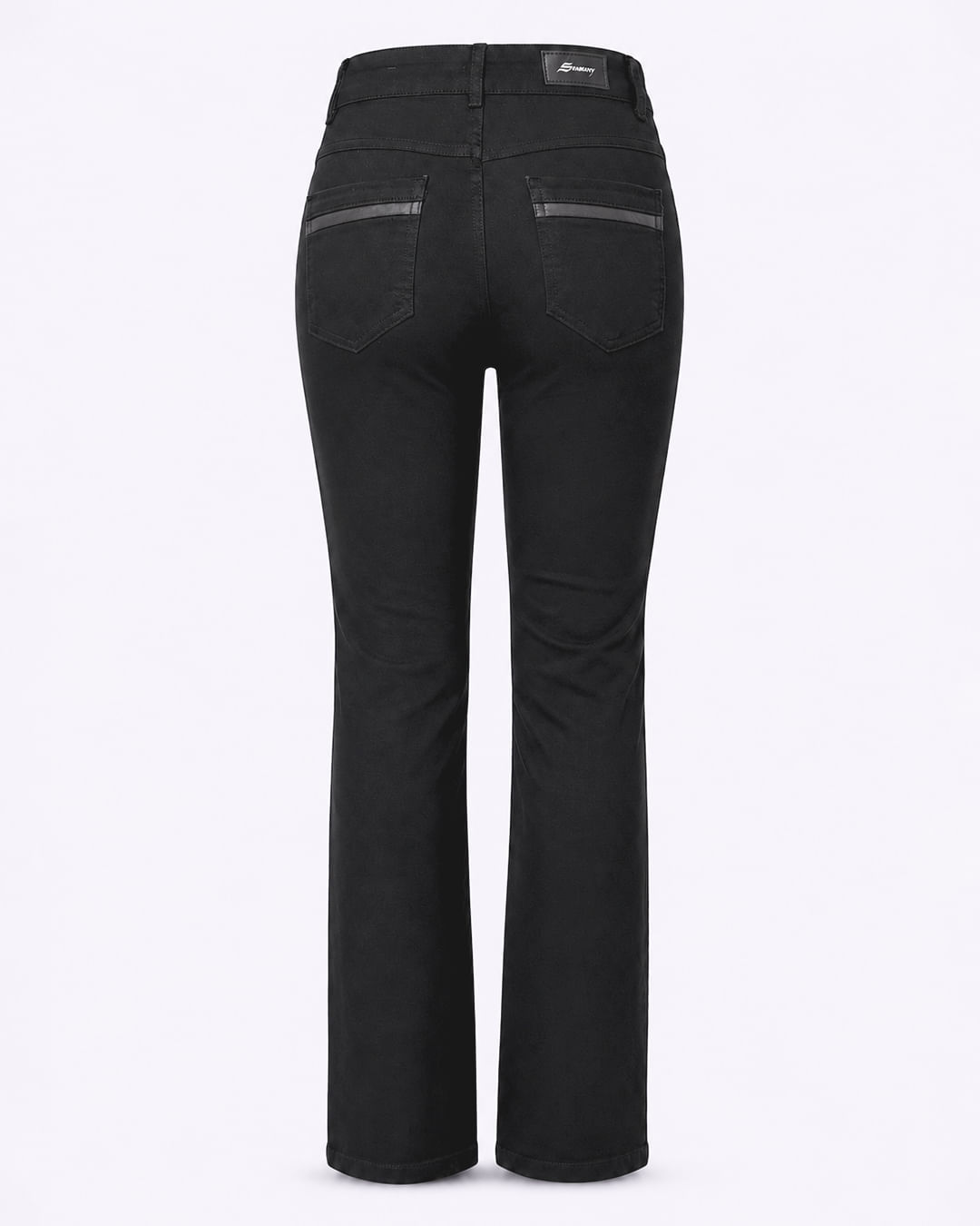 Calca-Boot-Cut-Sarja-lycra-Det-Resinado---Preto