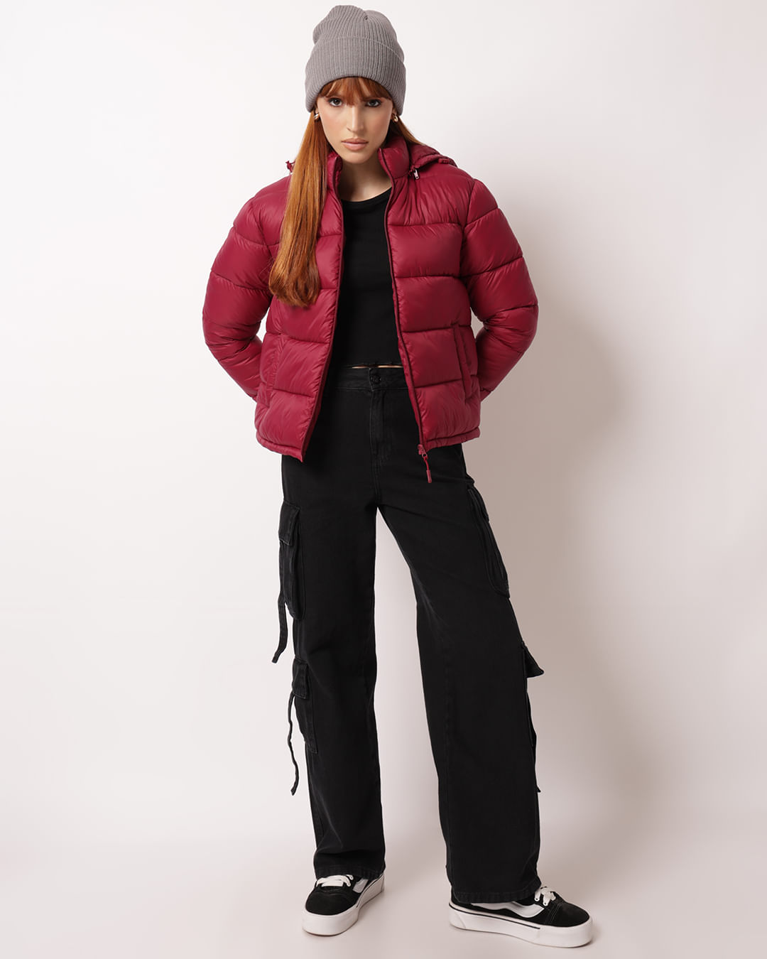 Jaqueta -Ju622-Puffer-Box-Pgg-Verm---Vermelho