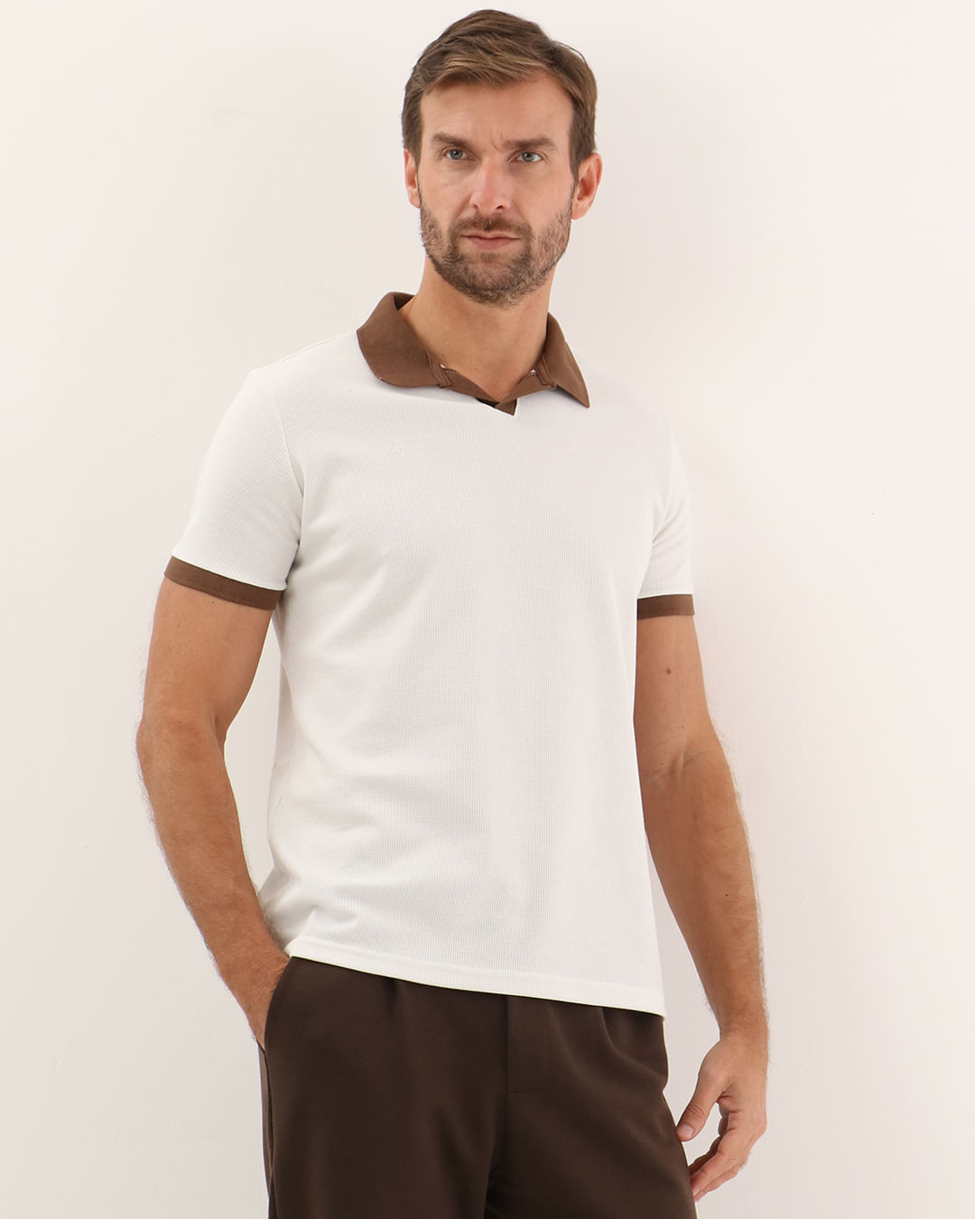 Polo-Contraste-V-Mrr---Marrom