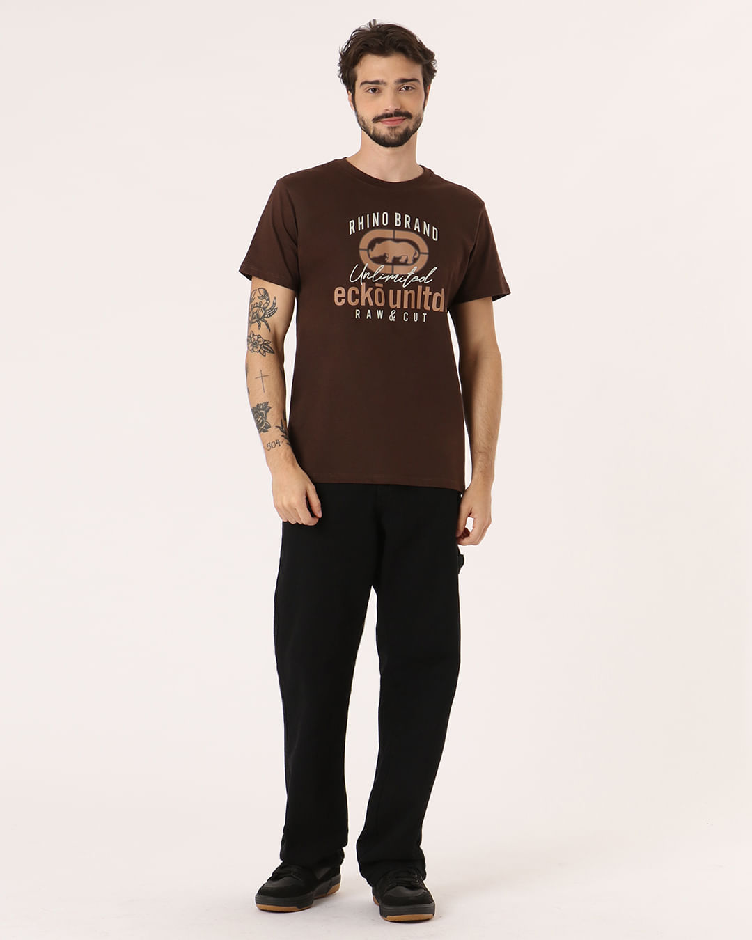 Camiseta-Ecko-P1-Ek719-Marrom-Pgg---Marrom