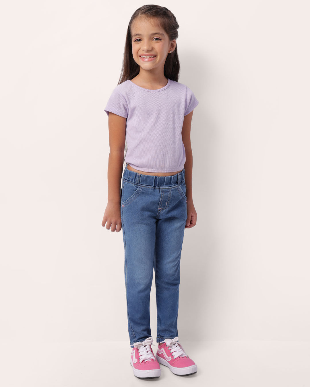 Calça Jeans Infantil Jegging Azul