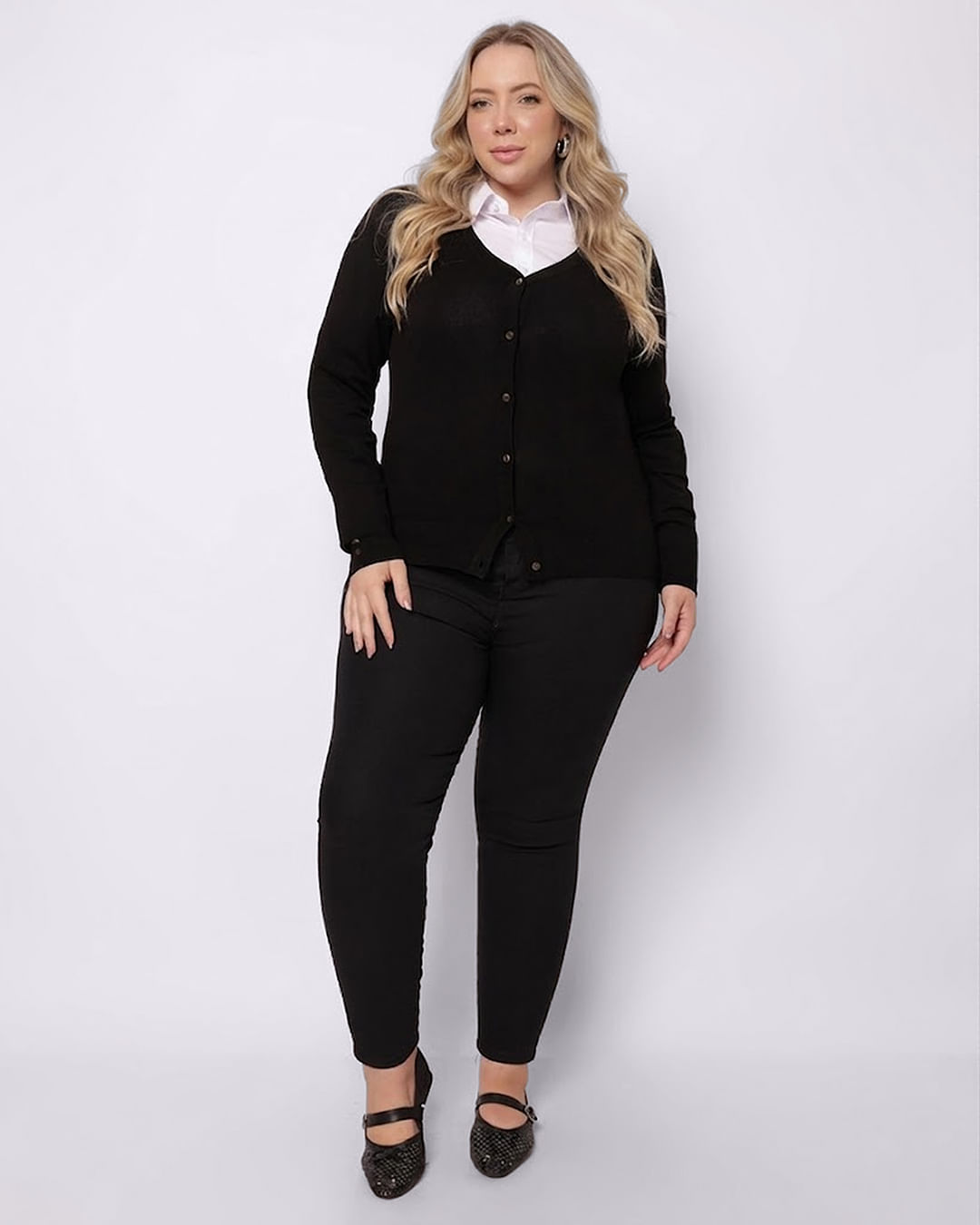 Cardigan--Trico-Liso-Dec-V---Preto