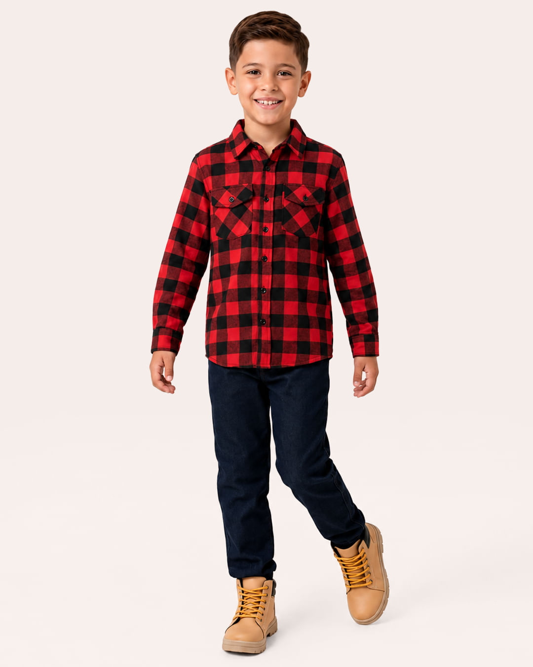 Camisa-Fs-2301-Ml-Xadz-Flanl-M48-Verm---Vermelho