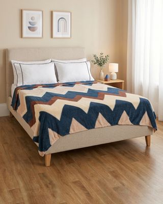 Manta-Casal-180x220-Estampada---Marrom-Geometrico