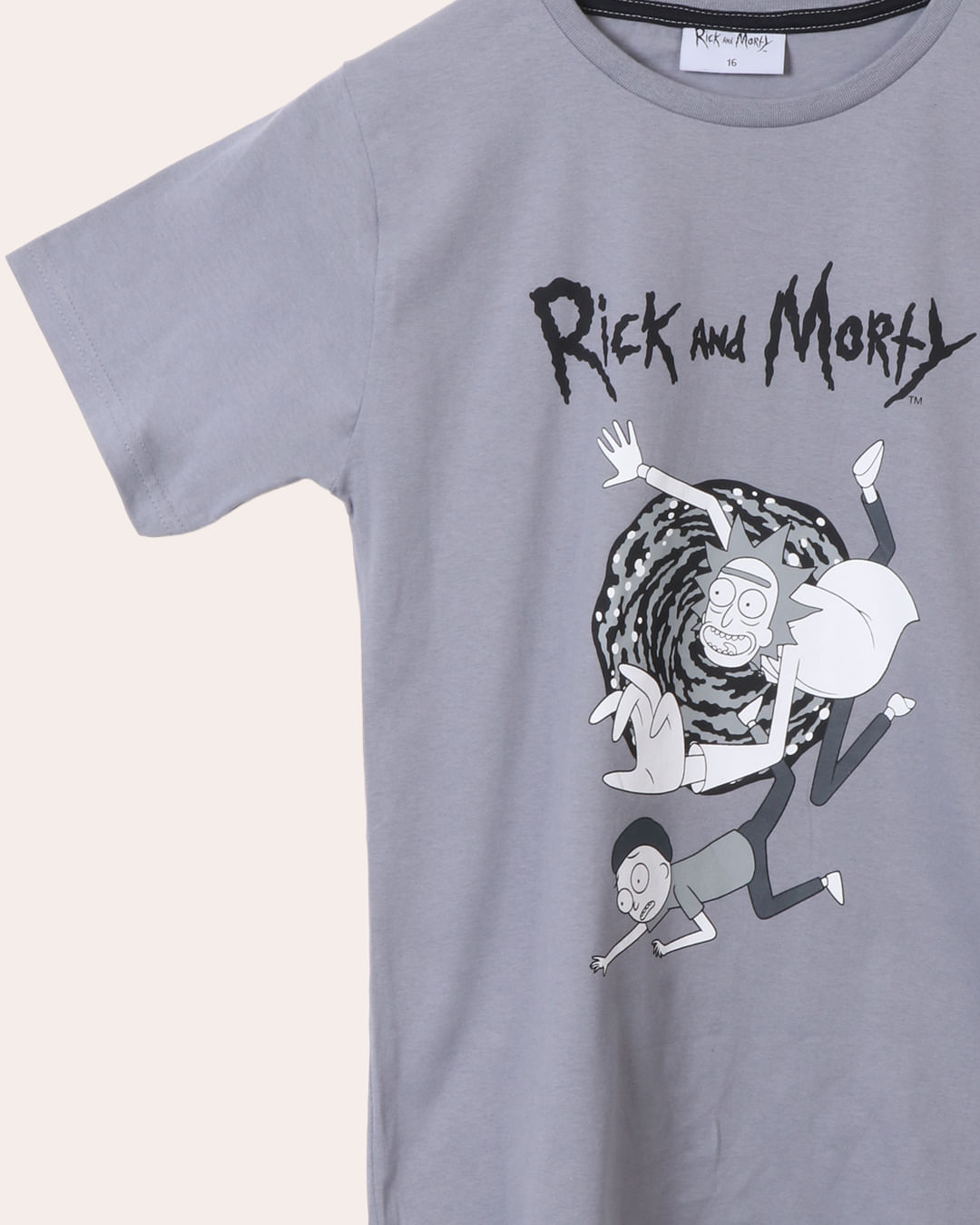 Camiseta-Ch44638-Mc-M-1016-Rick-E-Mort---Cinza