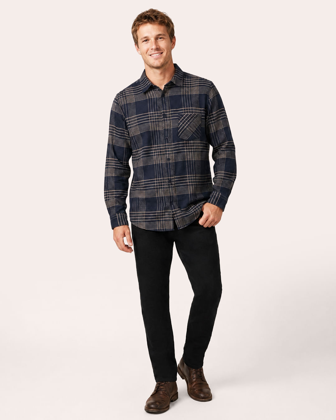 Camisa-Ml-Flanela-Azl---Azul