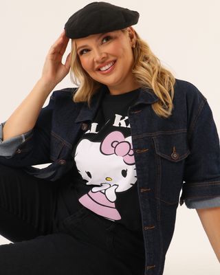 Tshirt-Mc-110978t-Hello-Kitty---Preto