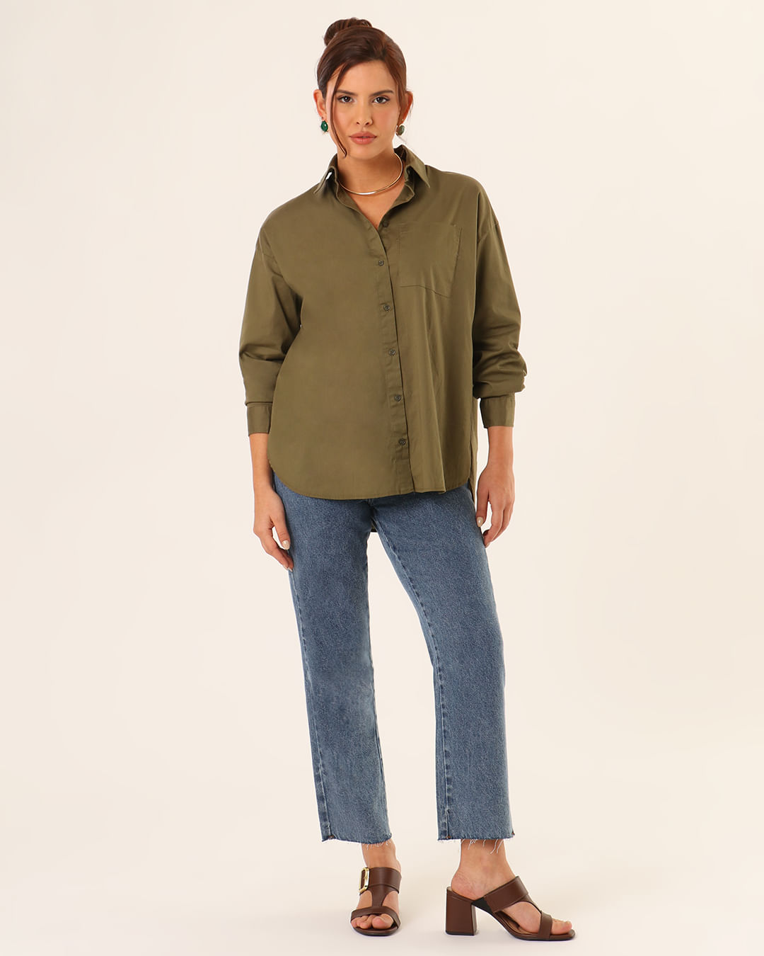 Camisa-Tricoline-210186-Vd---Verde