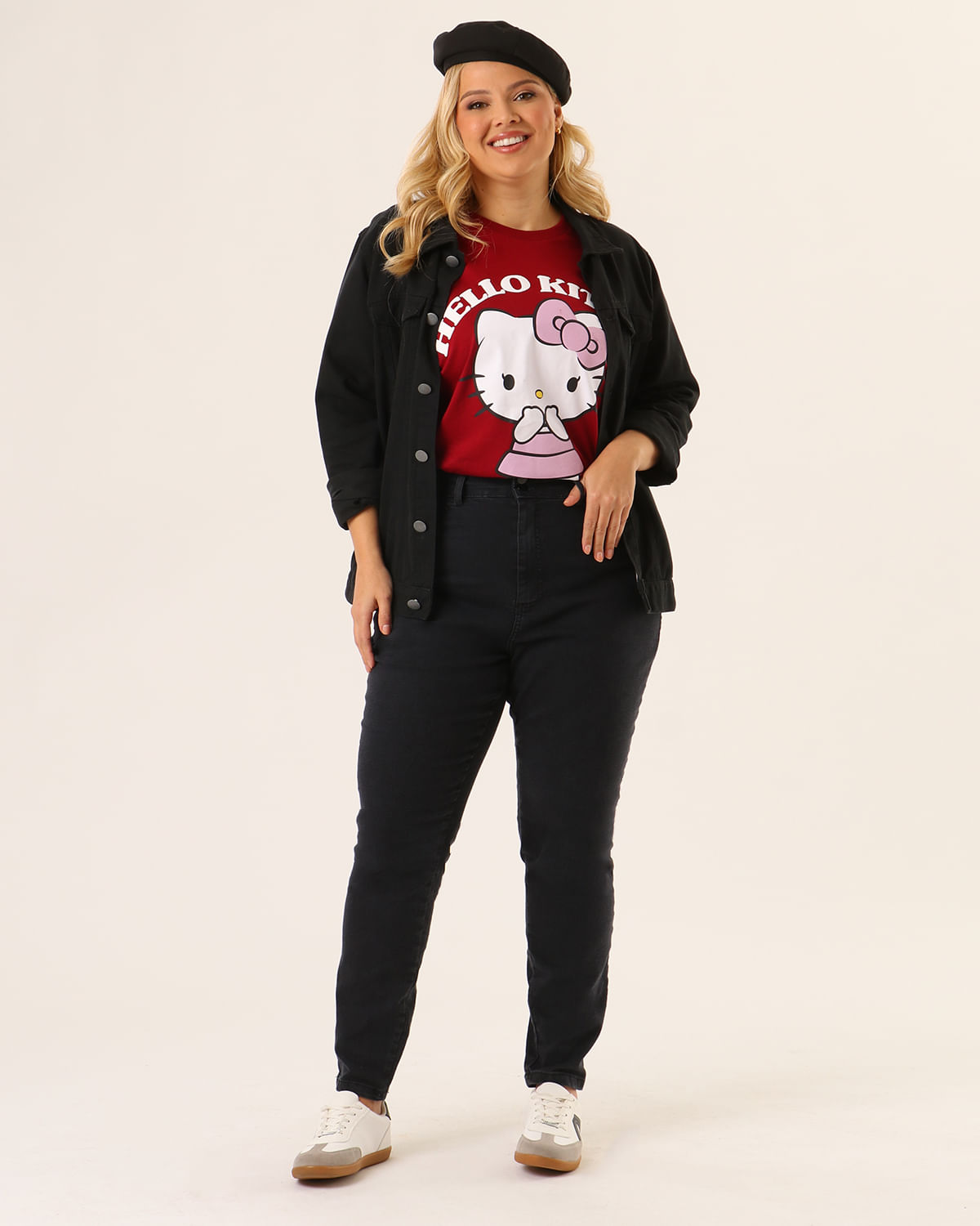 Tshirt-Mc-110978t-Hello-Kitty---Vinho