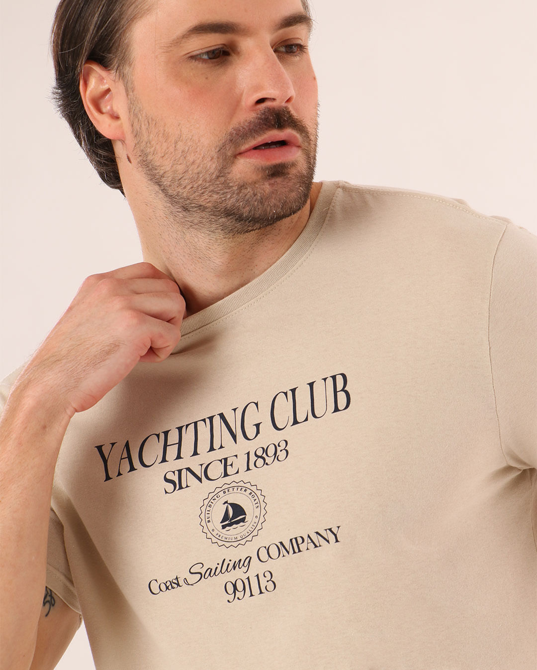Camiseta-Barbershop-St-Tropez-Bge---Bege