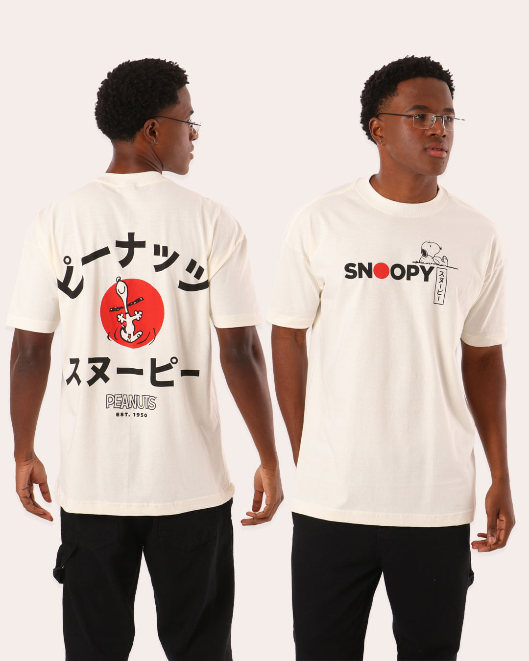 Camiseta-Snoopy-Peanuts-E4935-Off-Ppg3---Off-White