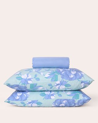 Jg-Cama-Cs-Basic-3-Pcs-30cm-Estampado---Azul-Floral-Outros