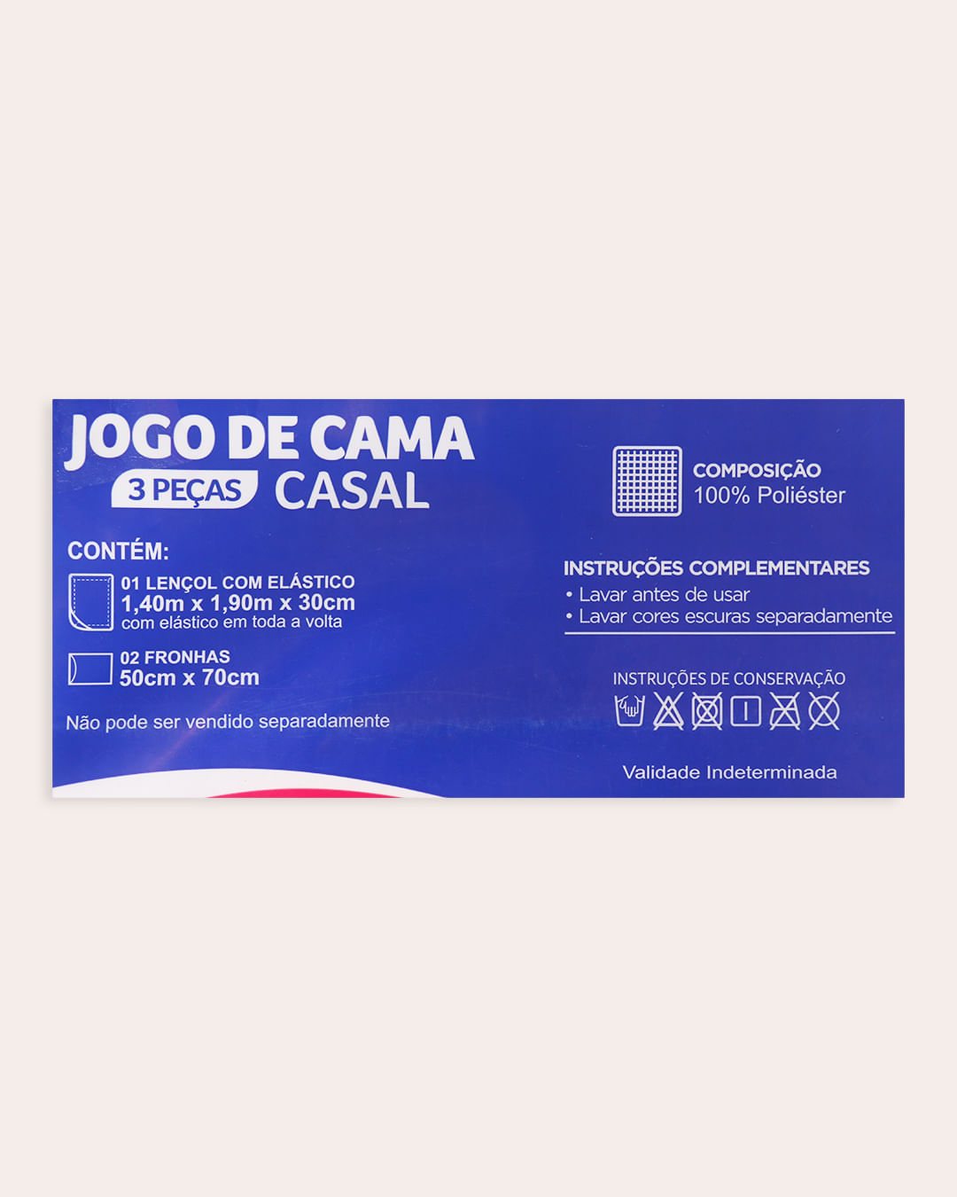 Jg-Cama-Cs-Basic-3-Pcs-30cm-Estampado---Azul-Floral-Outros