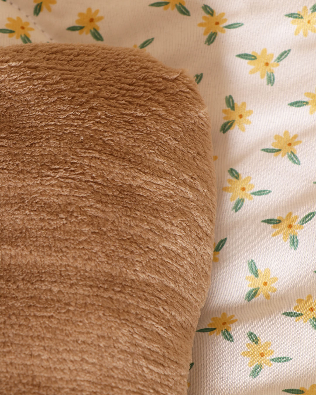 Coberdrom-Casal-Estampado190x220---Bege-Floral