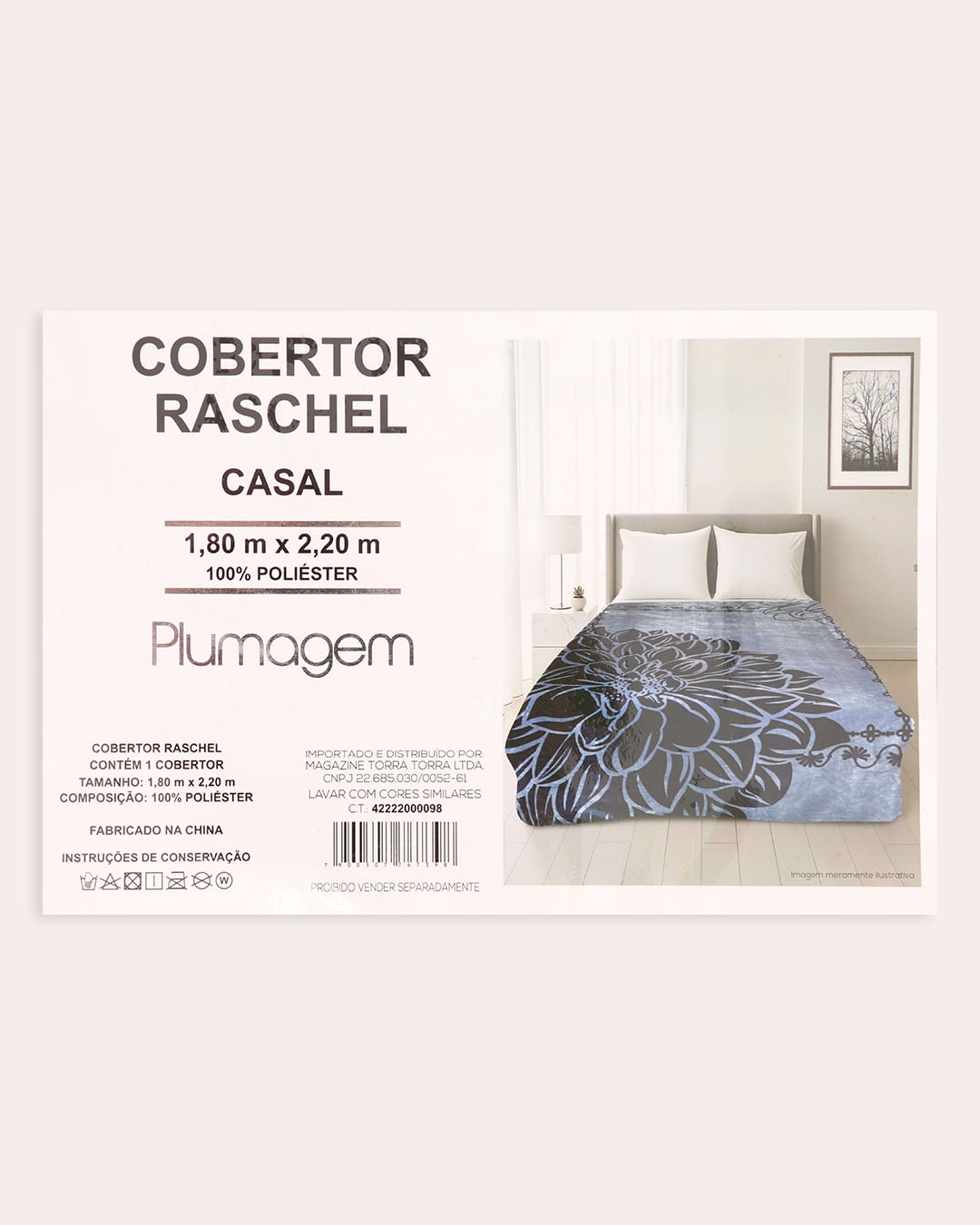 Cobertor-Raschel-Casal-180x220-Sort-Pi52---Sortido