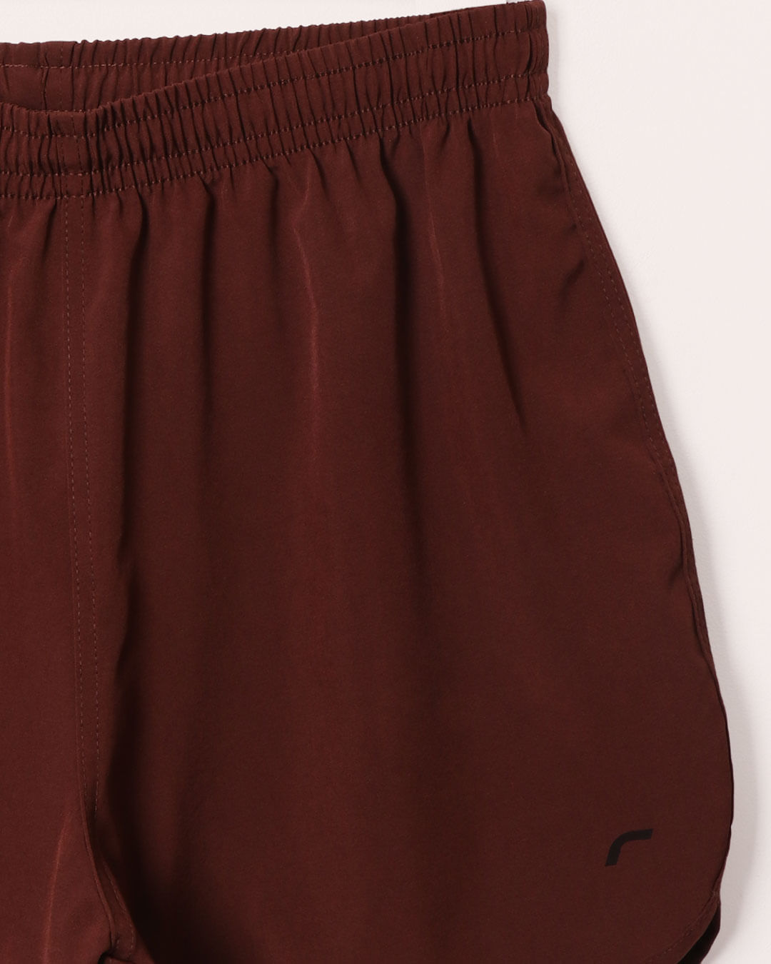 Short-Tact-elas-Sb14-Marrom-Silk-Fitter---Marrom