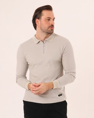 Polo-Ml-Croche-Cza-A5019---Cinza