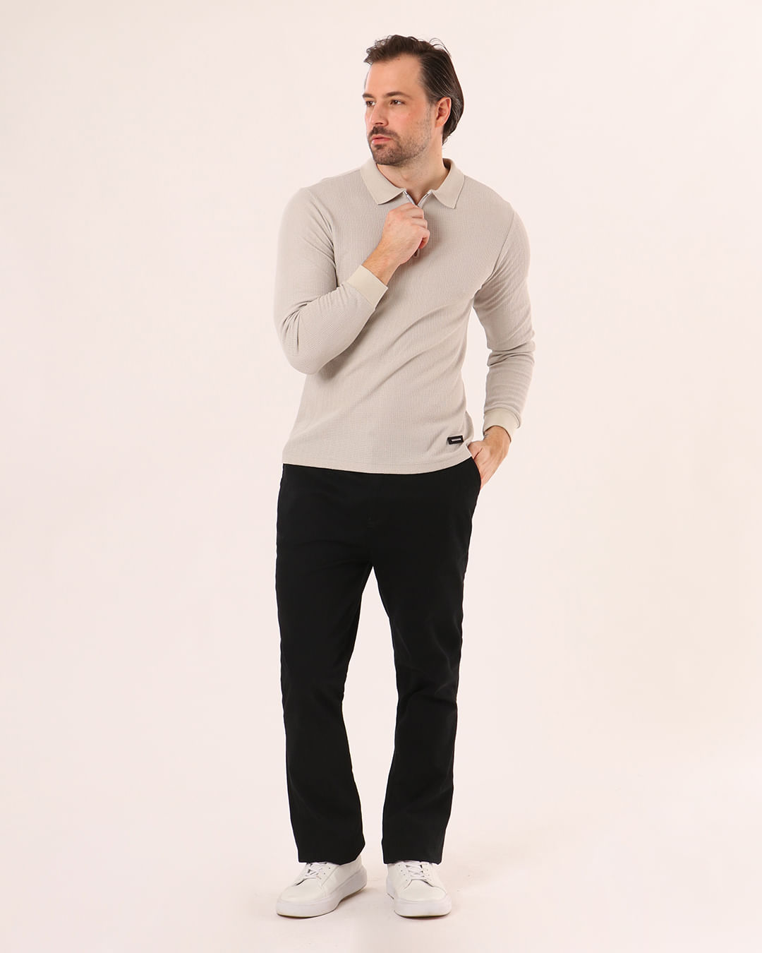 Polo-Ml-Croche-Cza-A5019---Cinza
