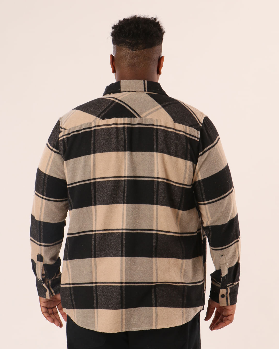 Camisa-Flanela-Xadrez1-Marrom-Plus---Marrom