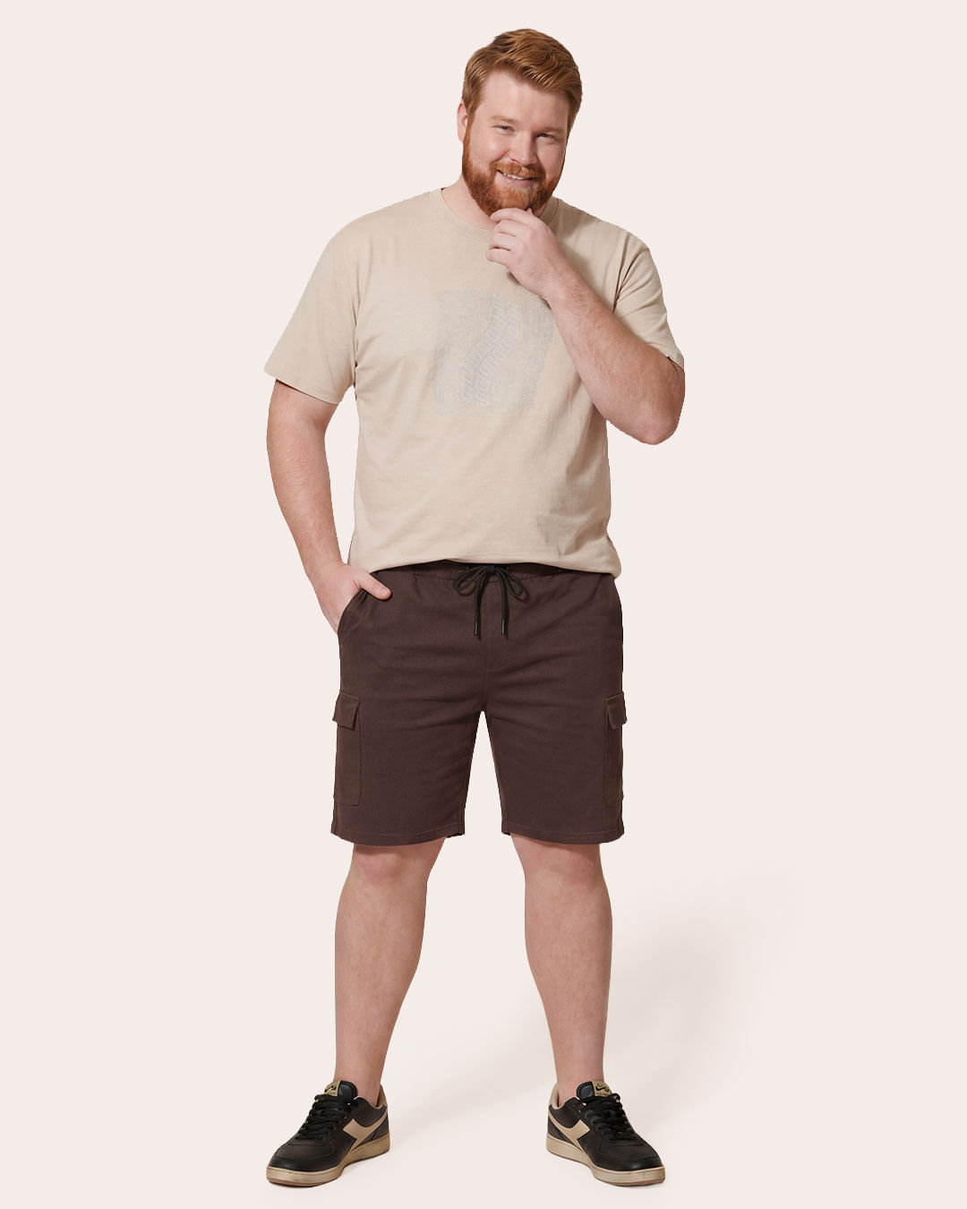 Camiseta-Gang-Plus-10380172-Bege---Bege