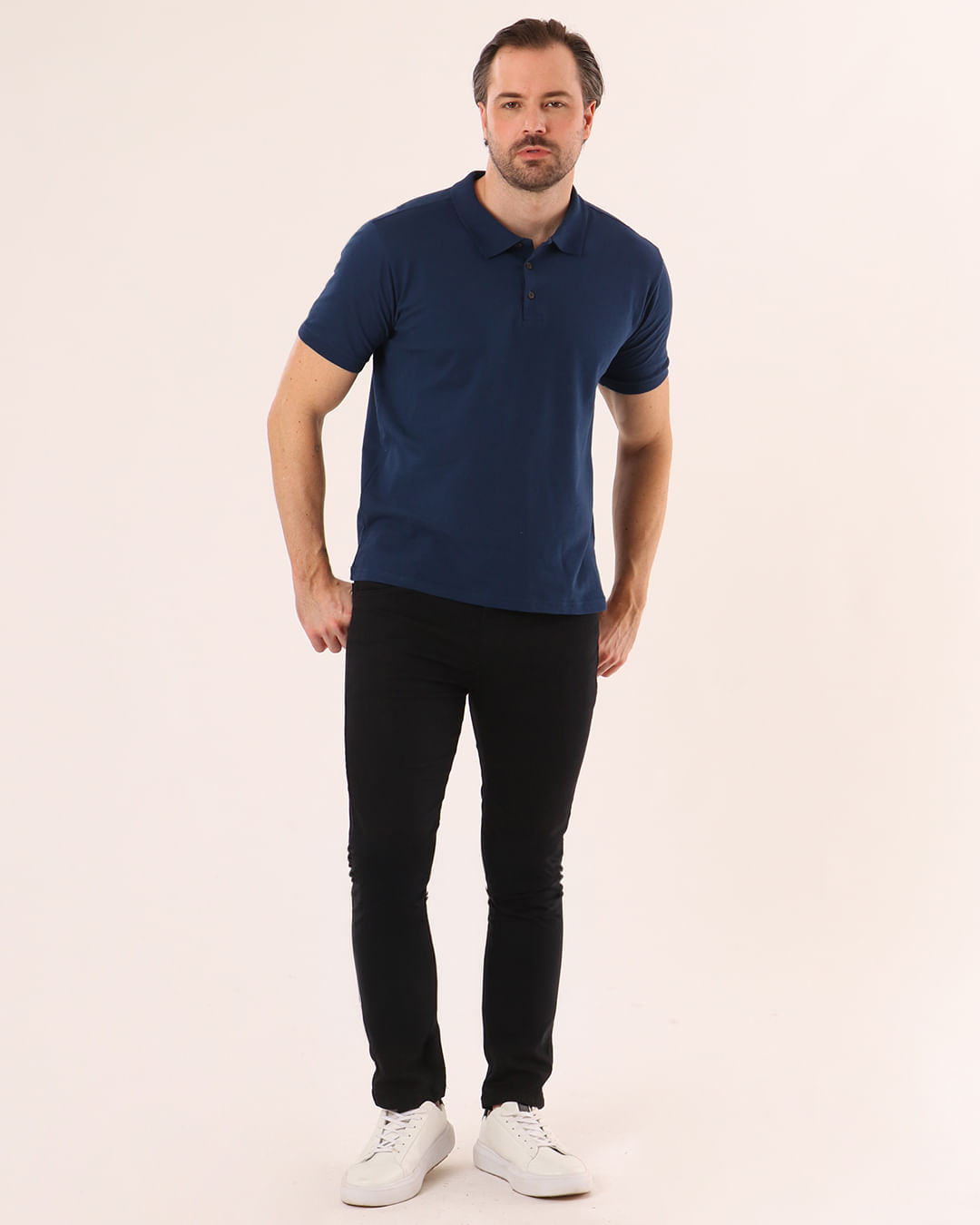 Polo-Lisa-Favo-Ib20920-Azl---Azul