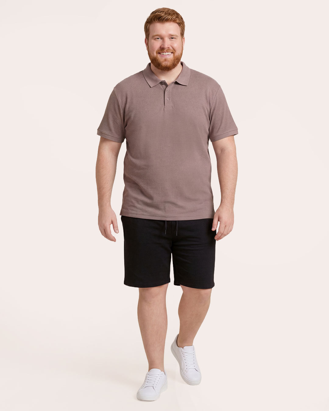Polo-Trc10714-Canelado104-Khaki-Plus---Khaki
