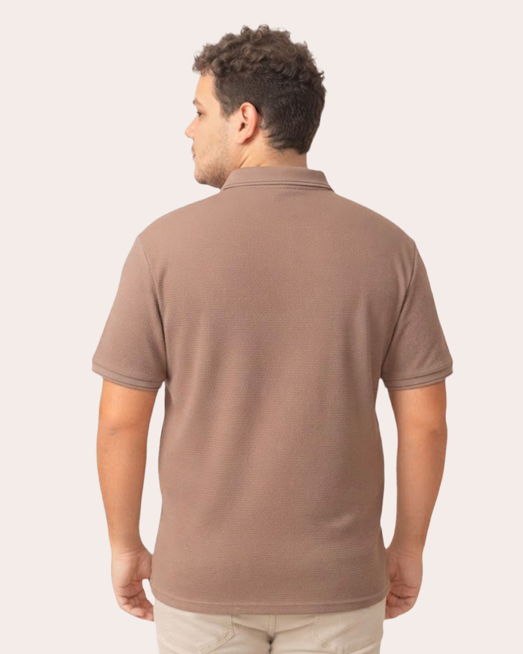 Polo-Trc1024-Textura-Khaki-Plus---Khaki