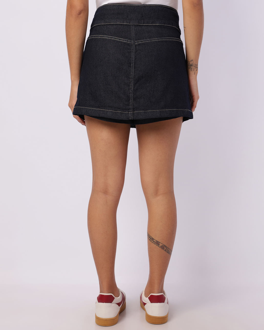 Shorts-Saia-Jeans-Cos-Largo-Aze-Raw---Jeans-Blue
