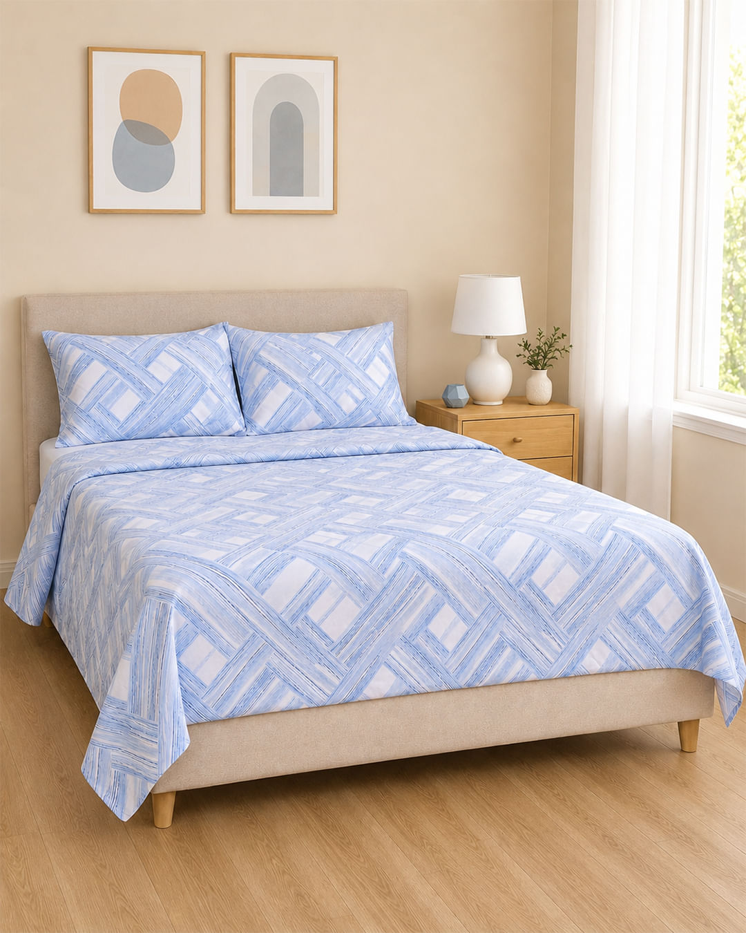 Jg-De-Cama-Attuale-150-Fios-Casal---Estampado-Listrado